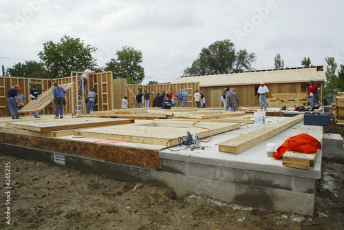 housing construction site