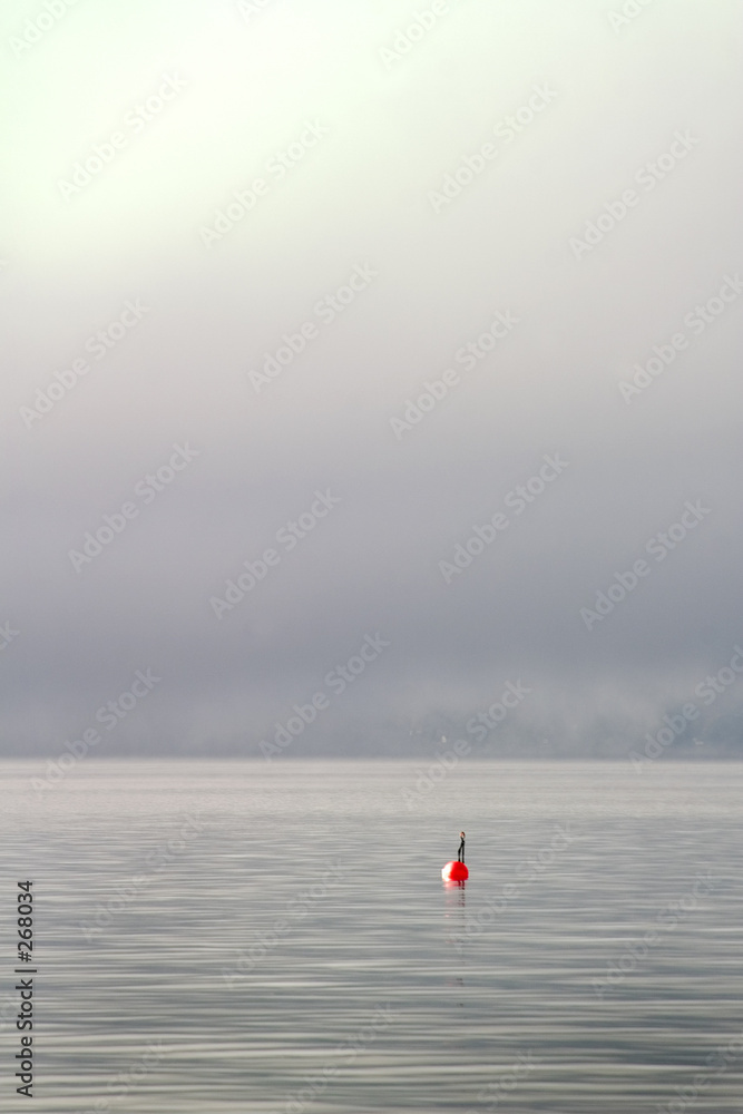 buoy in the fog