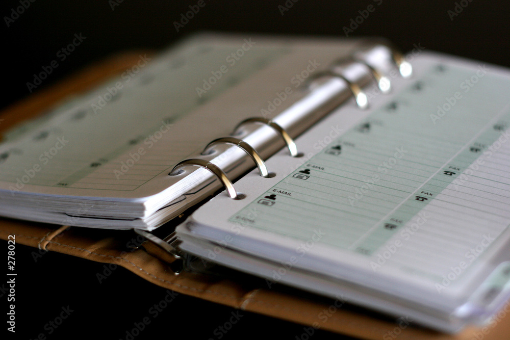 Fotografi address book