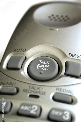 cordless phone close-up