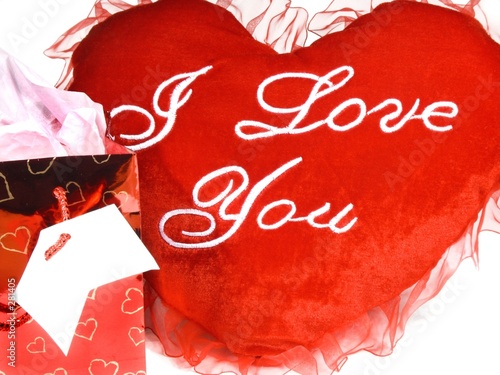 gift bag,and heart