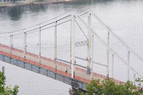 foot-bridge over dnepr
