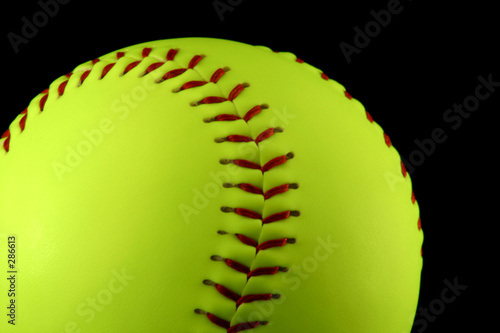 yellow softball