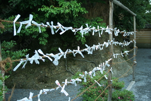 japanese omikuji charms photo