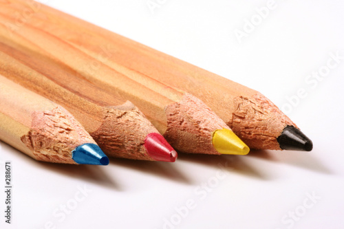 buntstifte cmyk photo