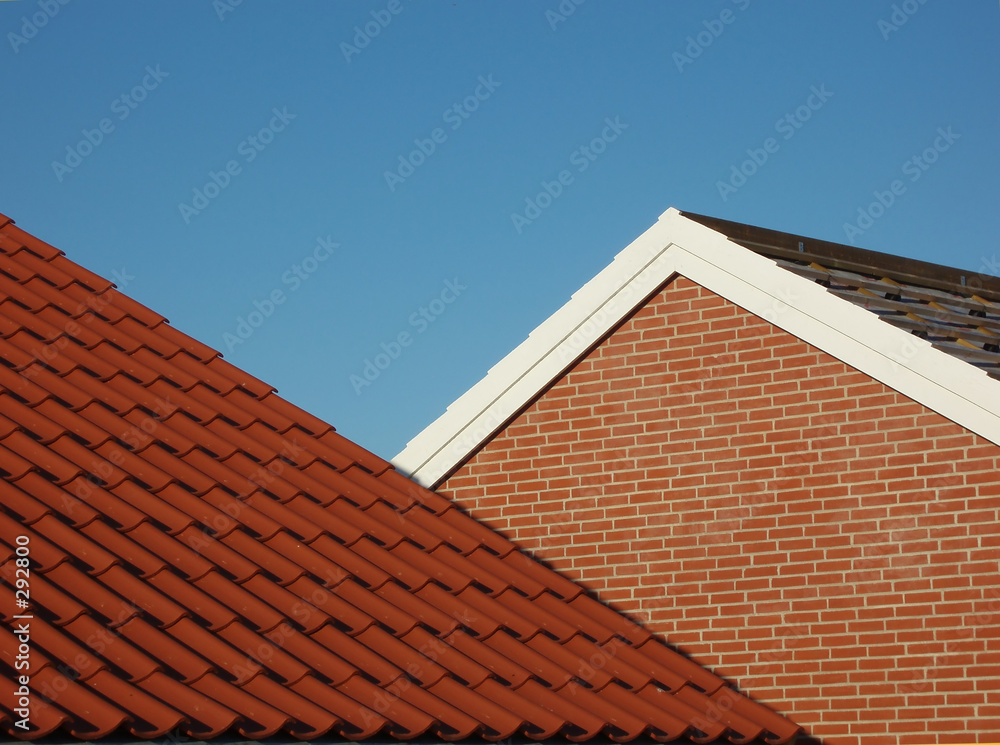 red tile roof