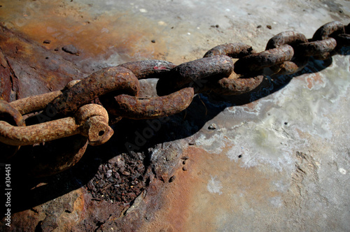 rusty chain