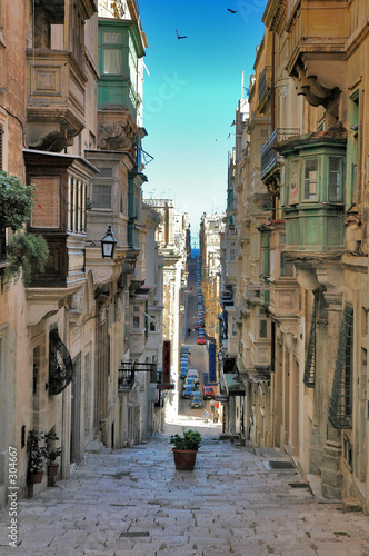 long view of maltese street