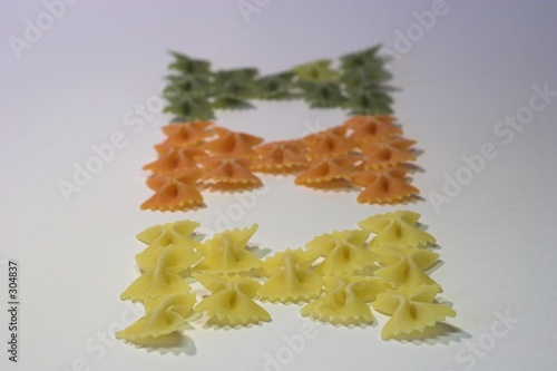 pâtes de couleurs