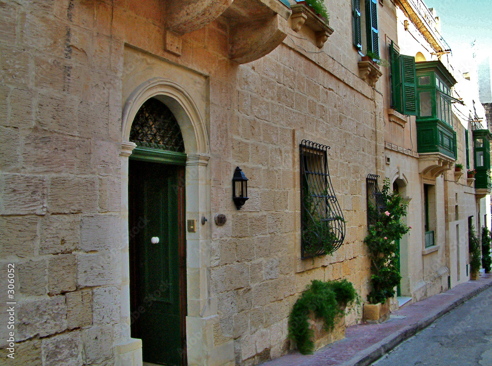 Fototapeta premium charming malltese street