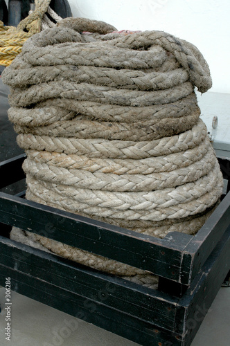 big coil of rope photo