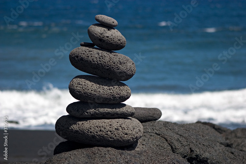 stones by sea