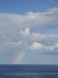 rainbow and clouds