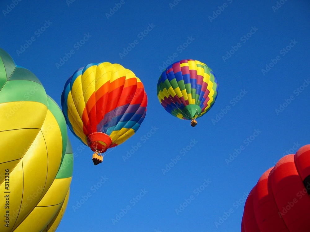 Naklejka premium hot air balloons 8
