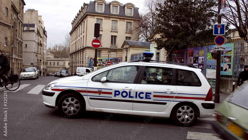 french police car
