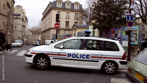 french police car