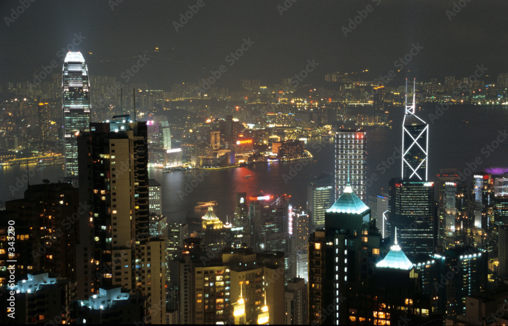 hong kong peak view by night 3