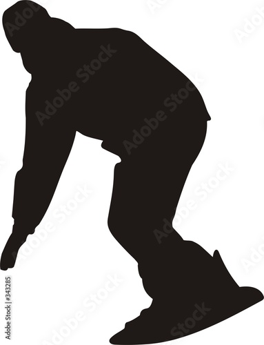 snowboarder silhouette