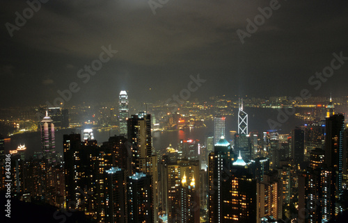hong kong peak view by night 1