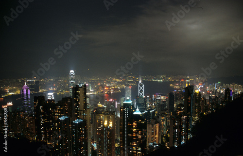 hong kong peak view by night 2