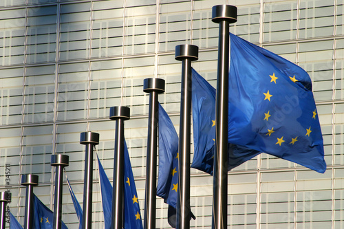 drapeaux européens photo