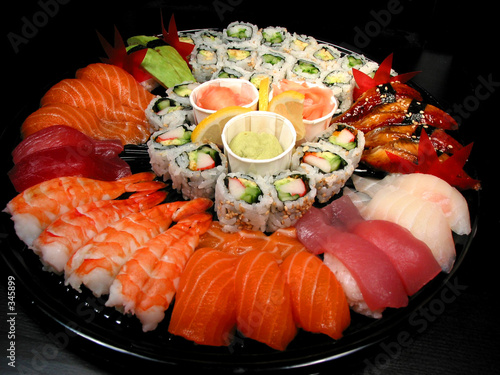 sushi party tray #345899