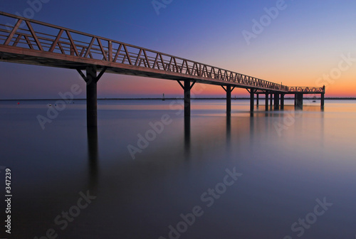 dock at sunset © Javier Montero