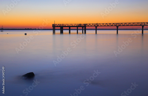dock at sunset © Javier Montero