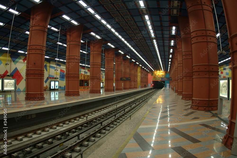 Naklejka premium metro
