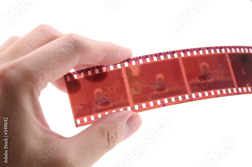 hand hold 35mm film