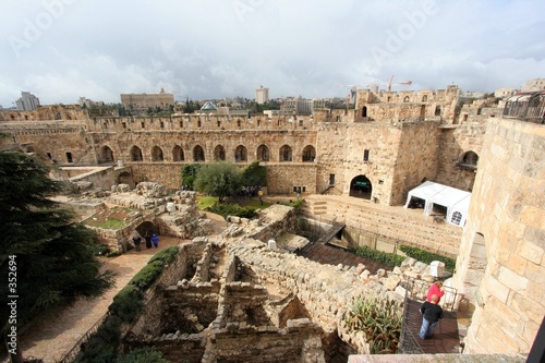 jerusalem citadel courtyard