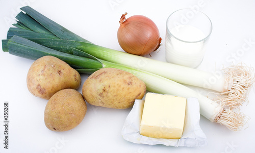 ingredientes de vichyssoise photo