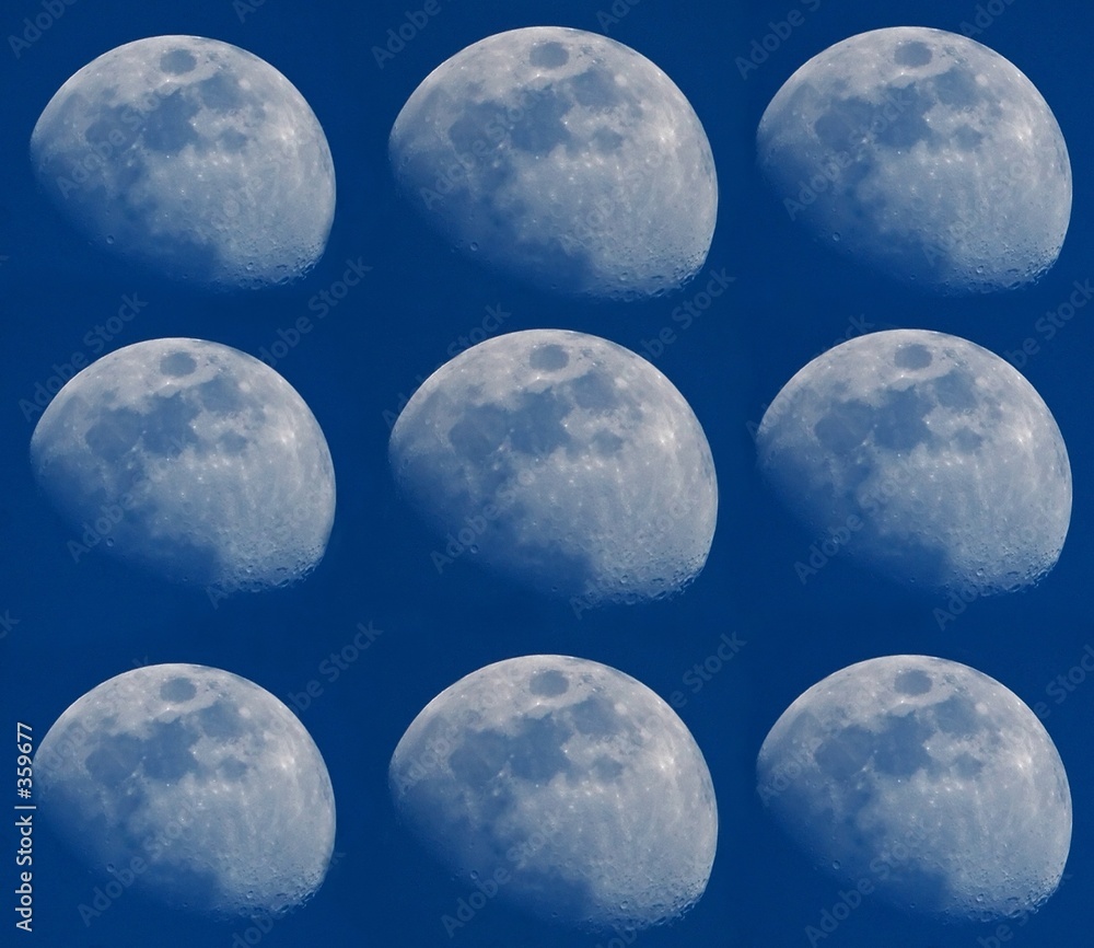 Obraz premium multiple moons