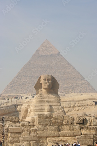 le sphinx devant kephren