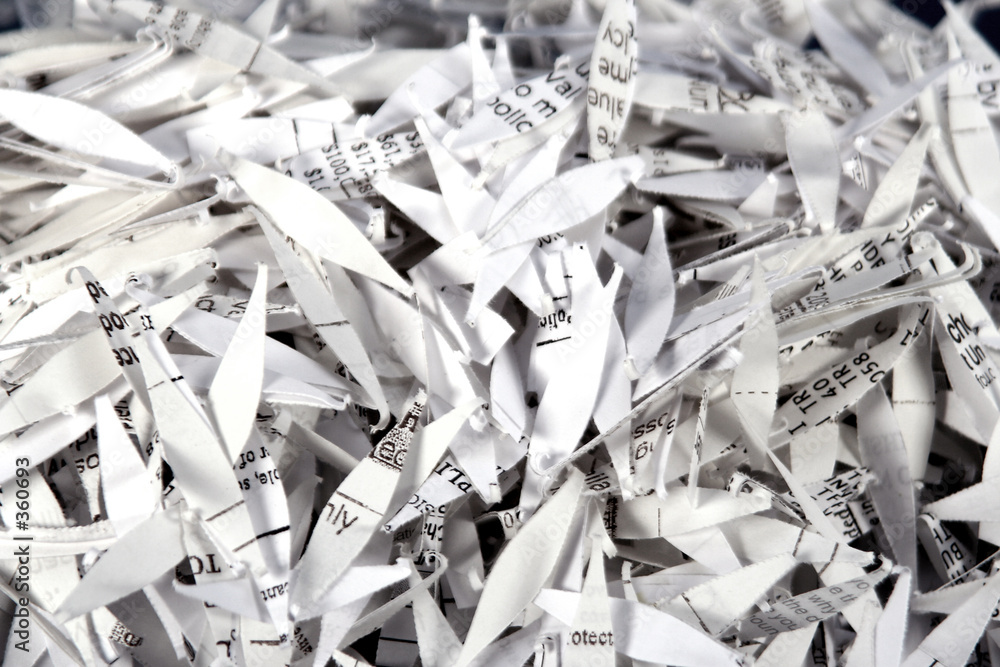 Φωτογραφία shredded paper 2