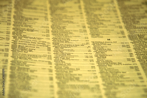 yellow pages
