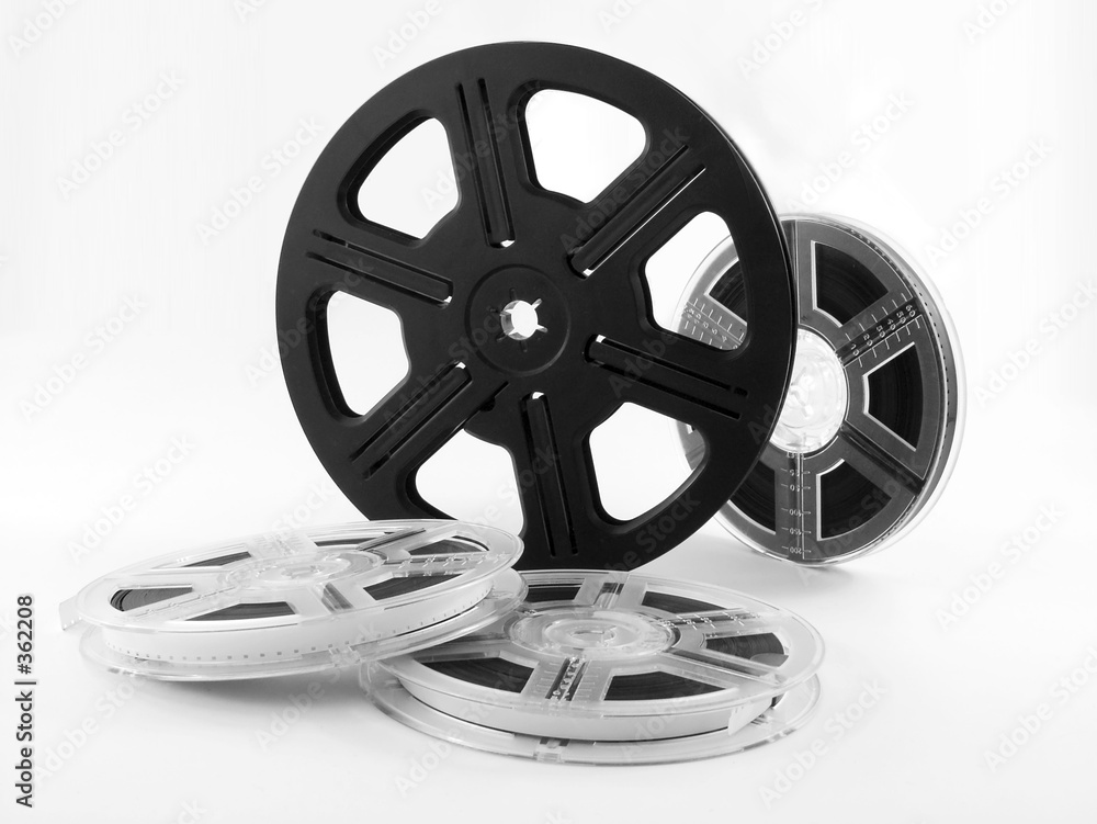 Naklejka premium film reel background
