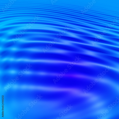 ripples in blue water