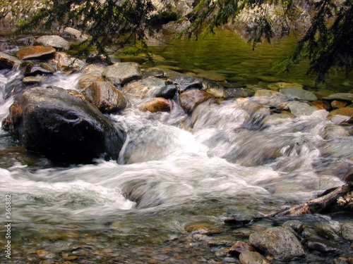 trickling stream