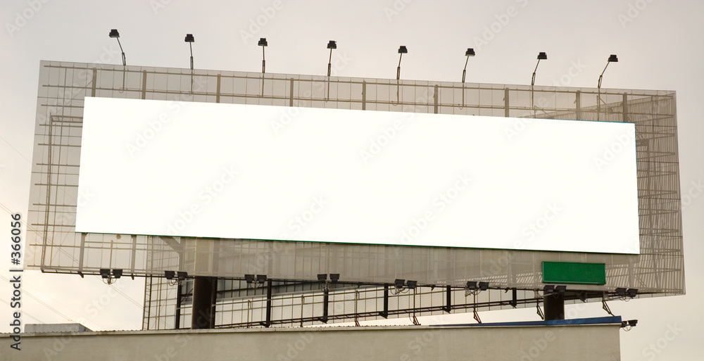 Fototapeta premium advertisement banner space