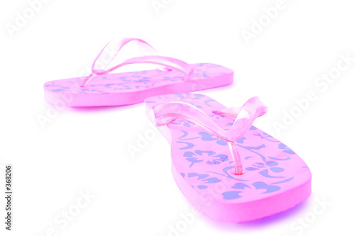 pink flip flops