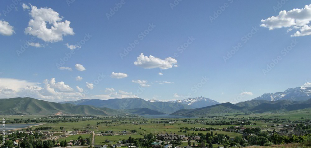 Εκτύπωση καμβά panorama of midway, utah