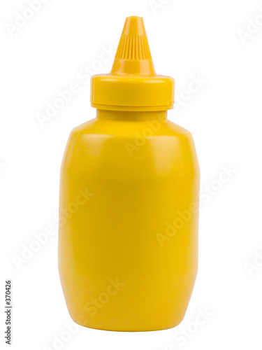 yellow mustard bottle
