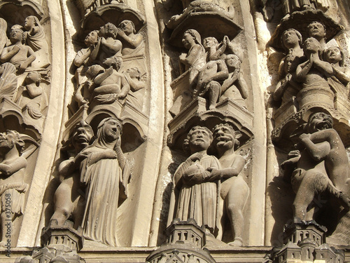 Obraz na płótnie sculptures gothiques