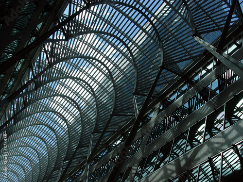Photography a view of skylight in downtown toronto