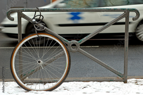Quadro su tela bicyclette volée