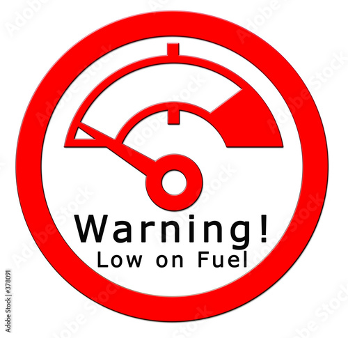 warning! low on fuel