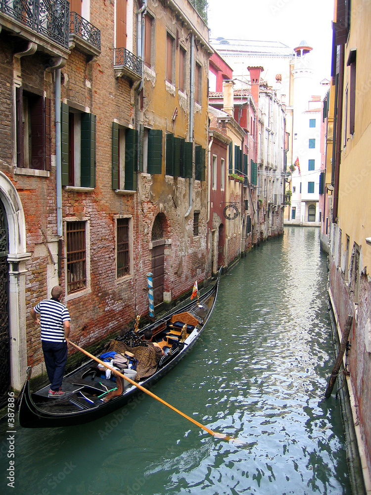 gondola on venice canal