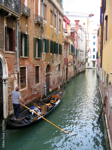 gondola on venice canal © CJPhoto