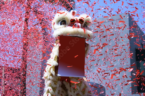 chinese lion dance